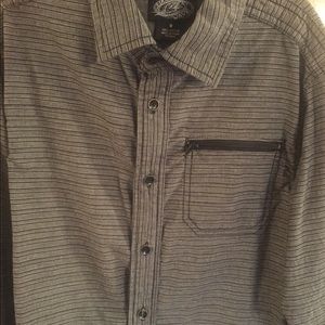 Boys roll sleeve dress shirt